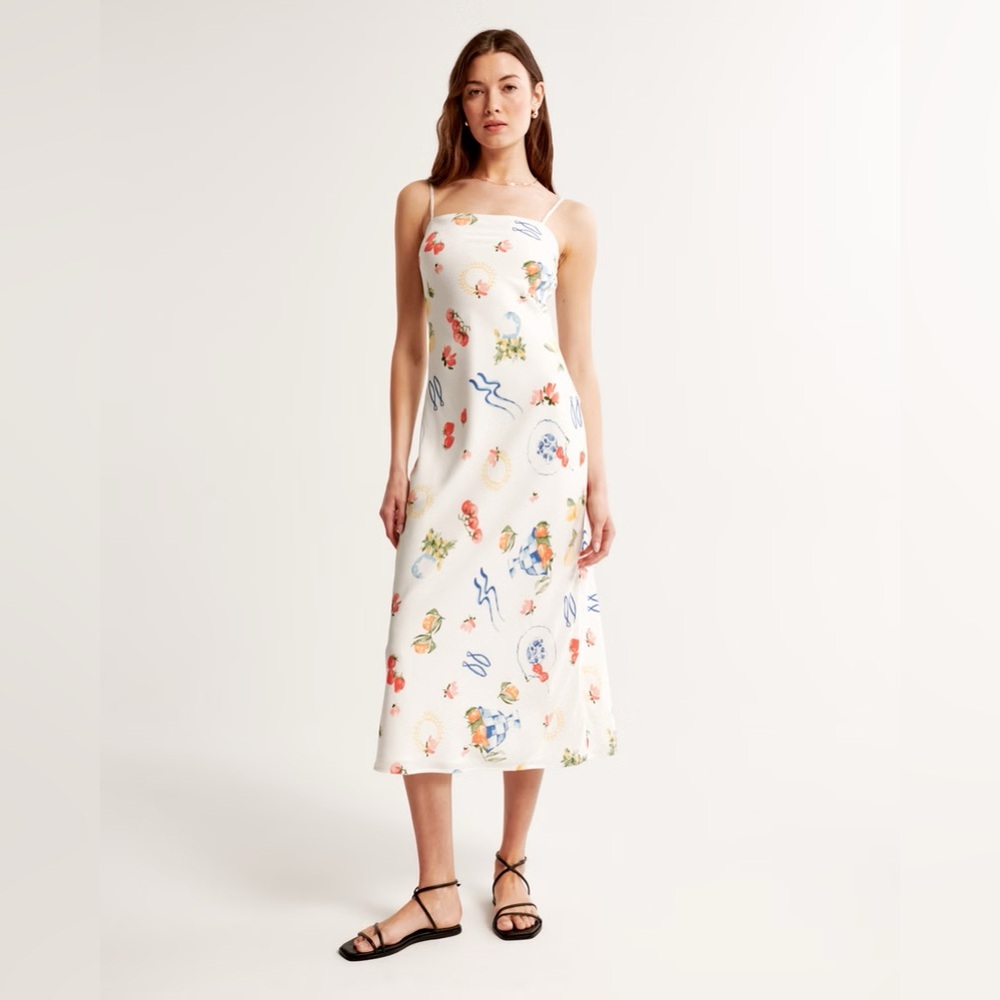 Abercrombie slip maxi dress